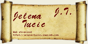 Jelena Tucić vizit kartica